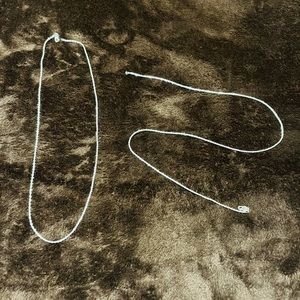 Necklace UNISEX size 18”. Sterling silver no refunds,  no returns,  final sale